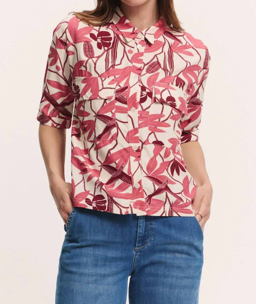 NEW TRANQUILLO ani viscose blouse in pink